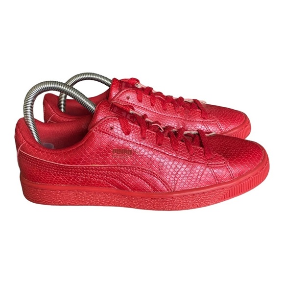 Puma Red Women's Sneakers - Picture 1 of 10